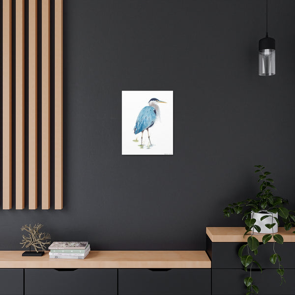 Blue Heron Art Canvas Gallery Print
