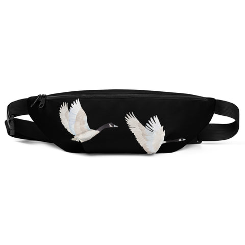 Canada Geese Fanny Pack - Black