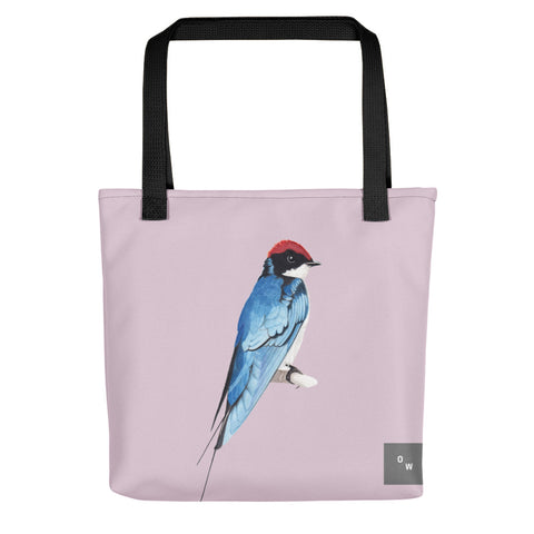 Wire-tailed Swallow Tote bag - Pale Twilight