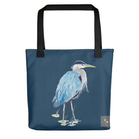 Blue Heron Tote bag - Eclipse