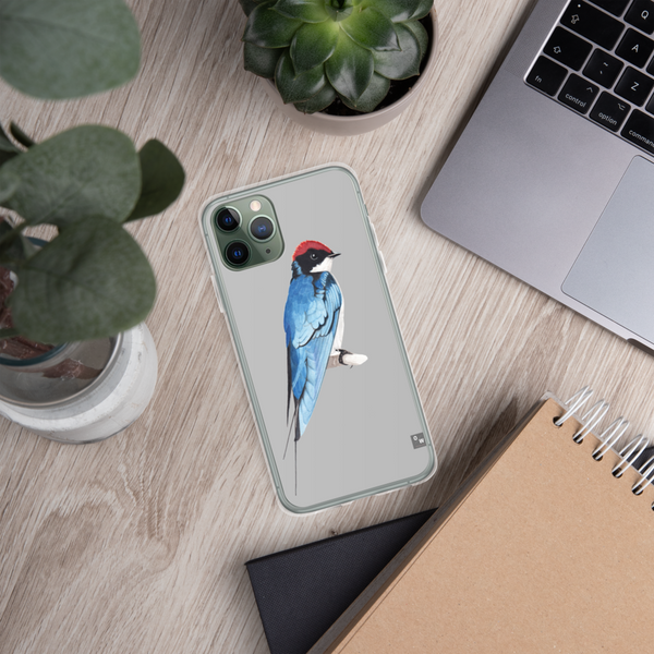 Wiretailed Swallow iPhone Case - Gothic