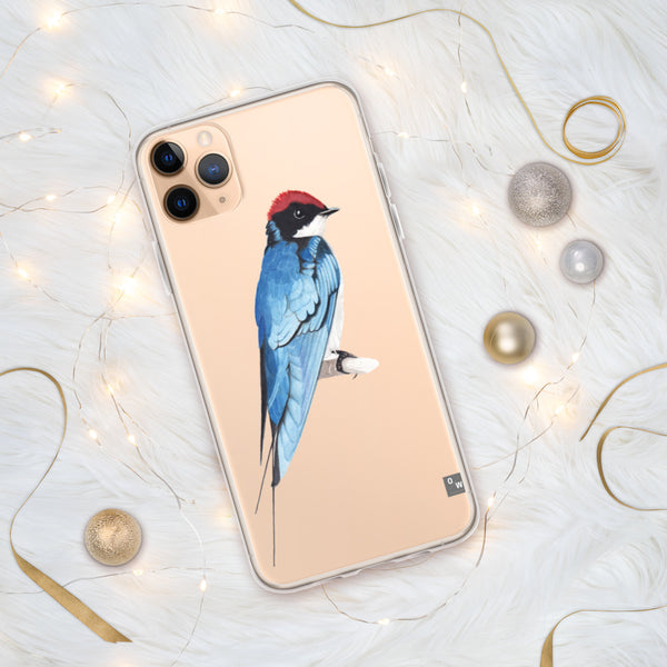 Wiretailed Swallow iPhone Case - Clear