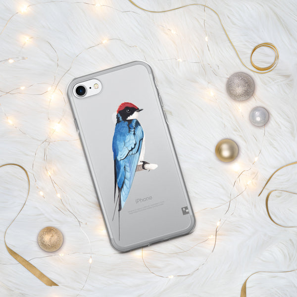 Wiretailed Swallow iPhone Case - Clear