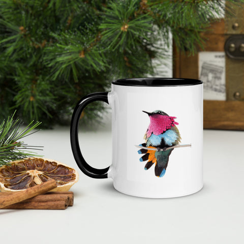 Ruby-throated Hummingbird Ceramic Mug