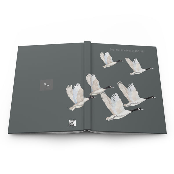 Canadian Geese Duo Art Hardcover Journal Matte